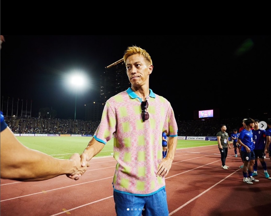 Keisuke Honda, người làm nóng SEA Games 32 với thời trang sành điệu