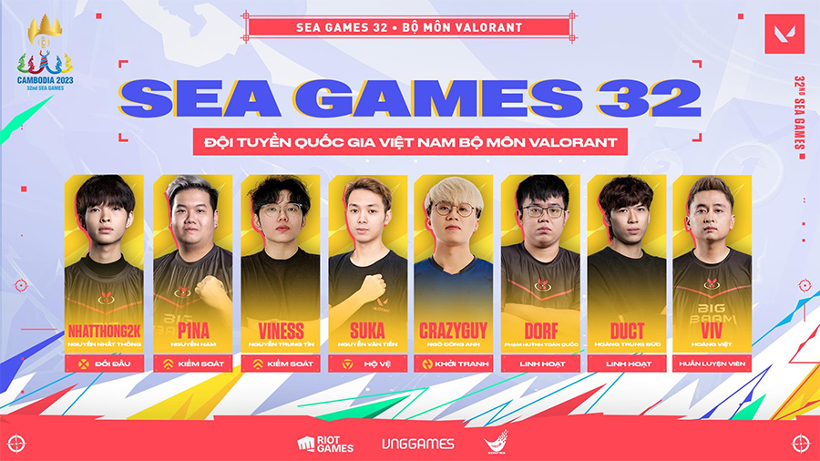 Lịch thi đấu Valorant SEA Games 32 Lịch thi đấu Valorant SEA Games 32