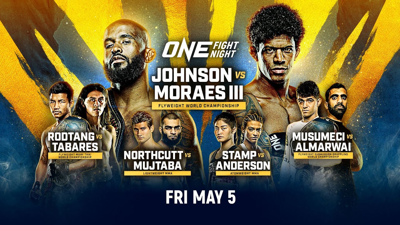 Trực tiếp ONE Fight Night 10: Demetrious Johnson vs. Adriano Moraes 3