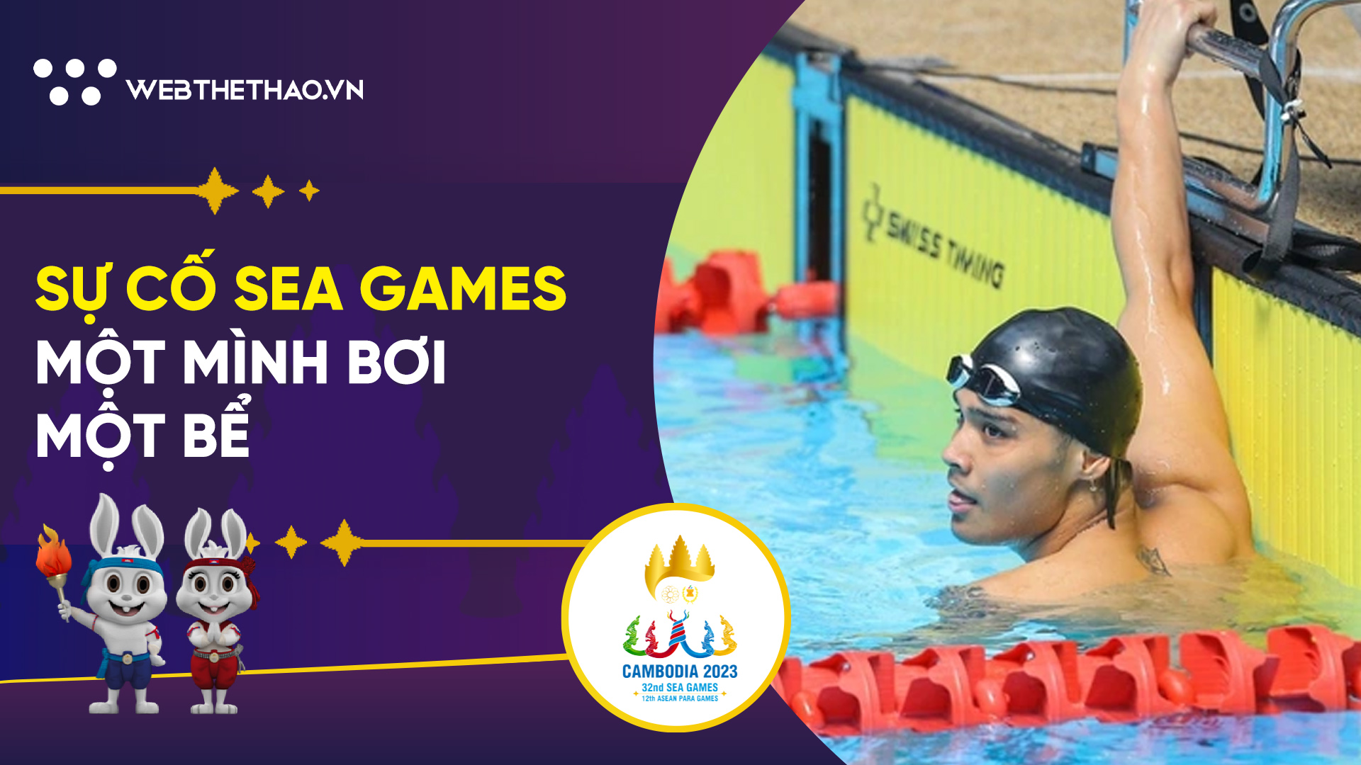 Độc lạ SEA Games 32: Kình ngư Philippines bơi 1 mình 1 bể!!! Độc lạ SEA Games 32: Kình ngư Philippines bơi 1 mình 1 bể!!!