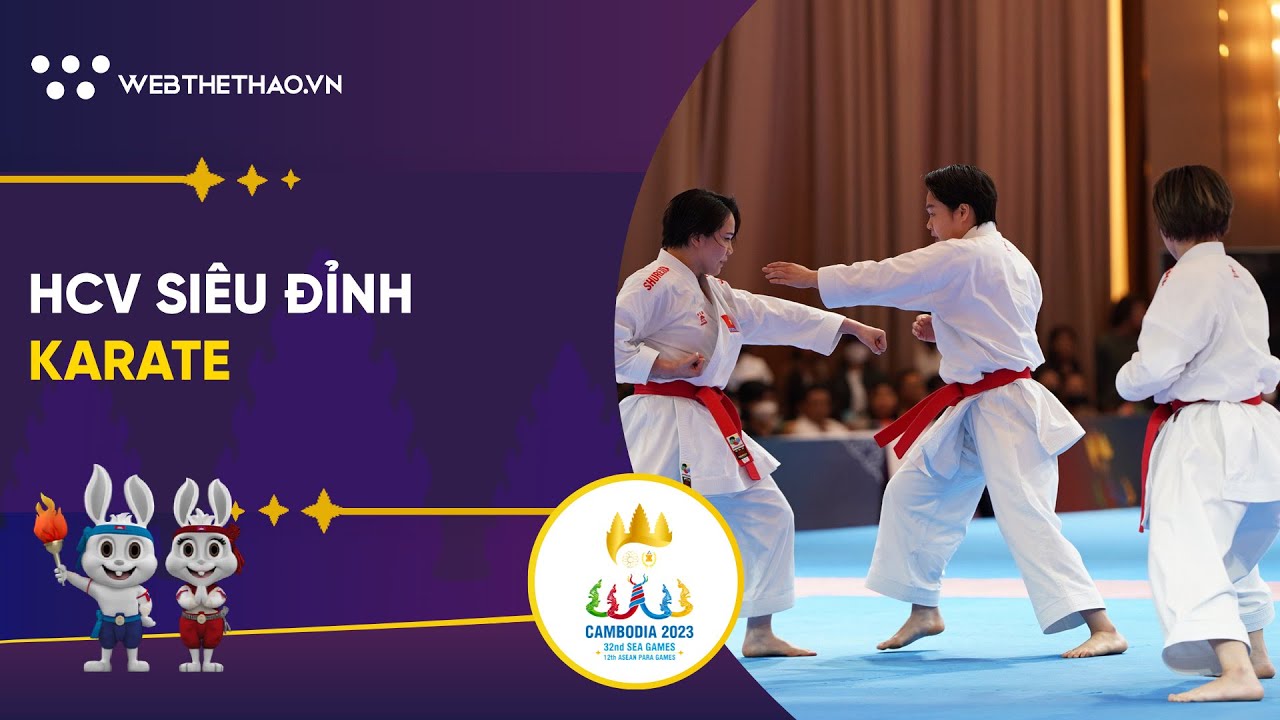 HCV Kata Karate đồng đội Nữ sau bài biểu diễn siêu đỉnh từ bộ 3 hotgirl SEA Games 32