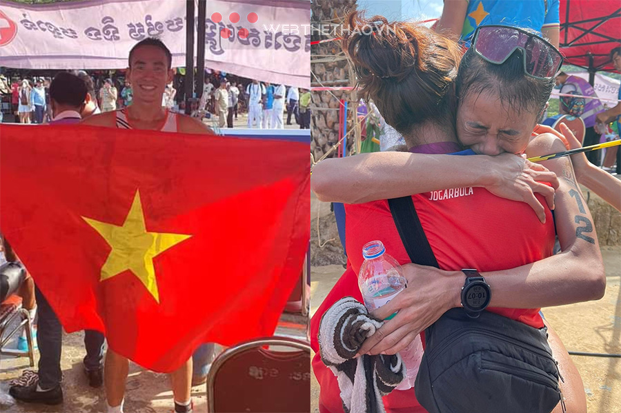 Phạm Tiến Sản và Nguyễn Thị Phương Trinh tạo kỳ tích ở bộ môn Duathlon