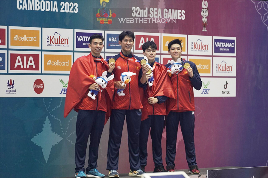 Thống kê sốc về hai kình ngư quê Quảng Bình Huy Hoàng – Hưng Nguyên: Giành 15 HCV, phá 8 kỷ lục SEA Games