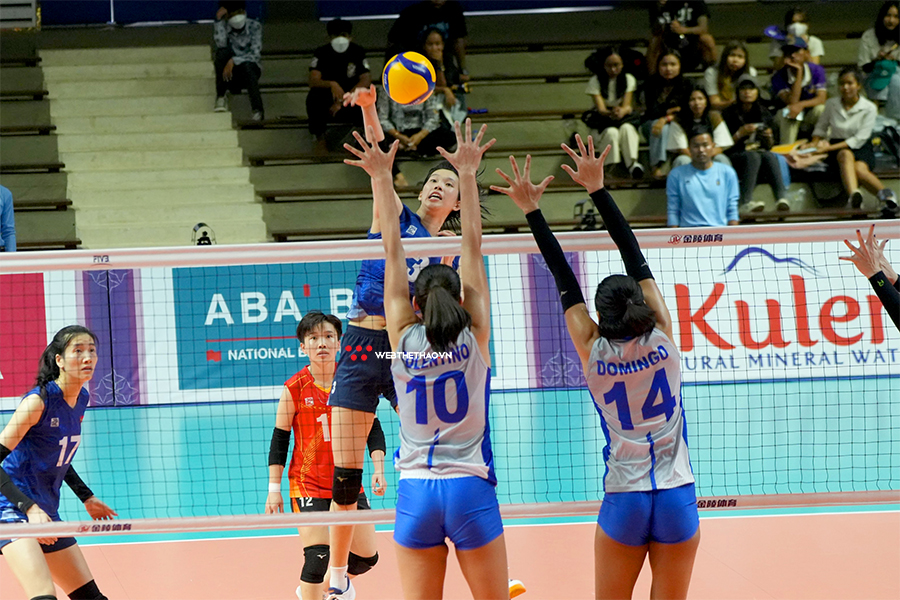 Nhấn chìm Philippines, đội tuyển bóng chuyền nữ Việt Nam giành ngôi đầu bảng SEA Games 32 Nhấn chìm Philippines, đội tuyển bóng chuyền nữ Việt Nam giành ngôi đầu bảng SEA Games 32