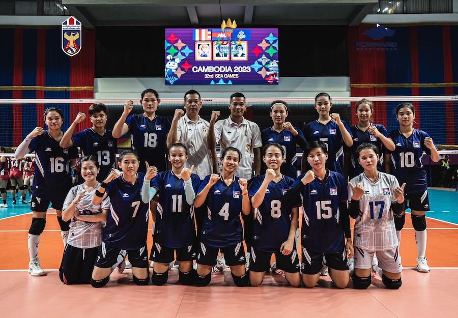 Sau trận thua cực sâu Việt Nam, bóng chuyền nữ Campuchia bất ngờ bỏ giữa chừng SEA Games 32