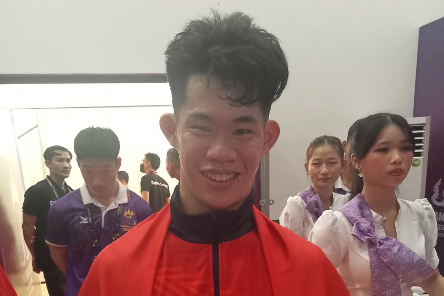 Trần Minh Trí giành HCV cử tạ đầy kịch tính nhờ phá kỷ lục SEA Games