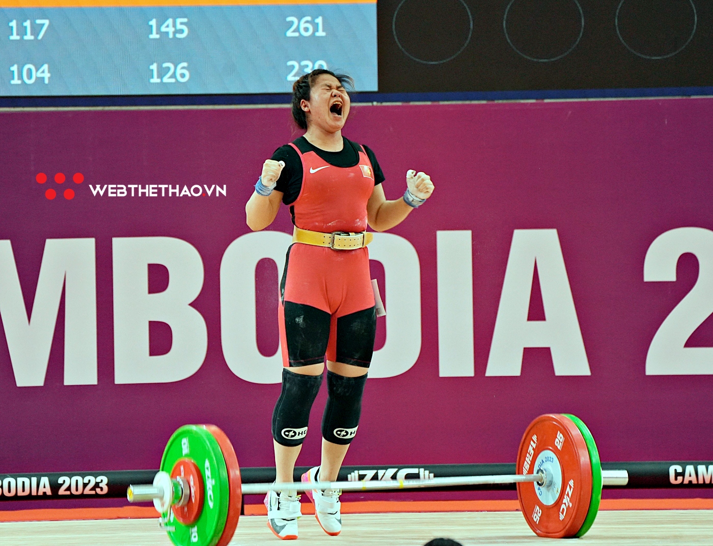 Không còn lực sỹ Hồng Thanh, cử tạ Việt Nam mất HCV SEA Games hạng 64 kg