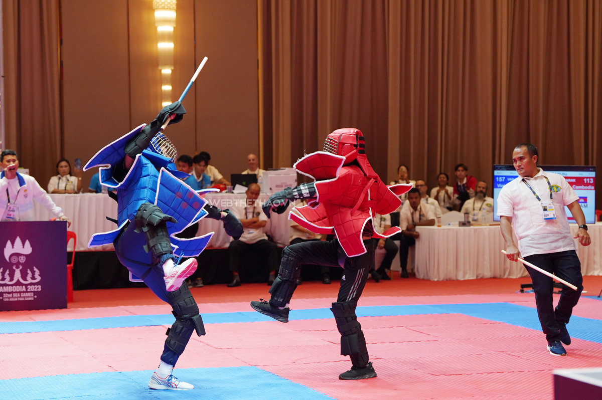 Võ gậy Arnis gom 2 HCV đối kháng SEA Games 32 trước ngày thi đấu cuối