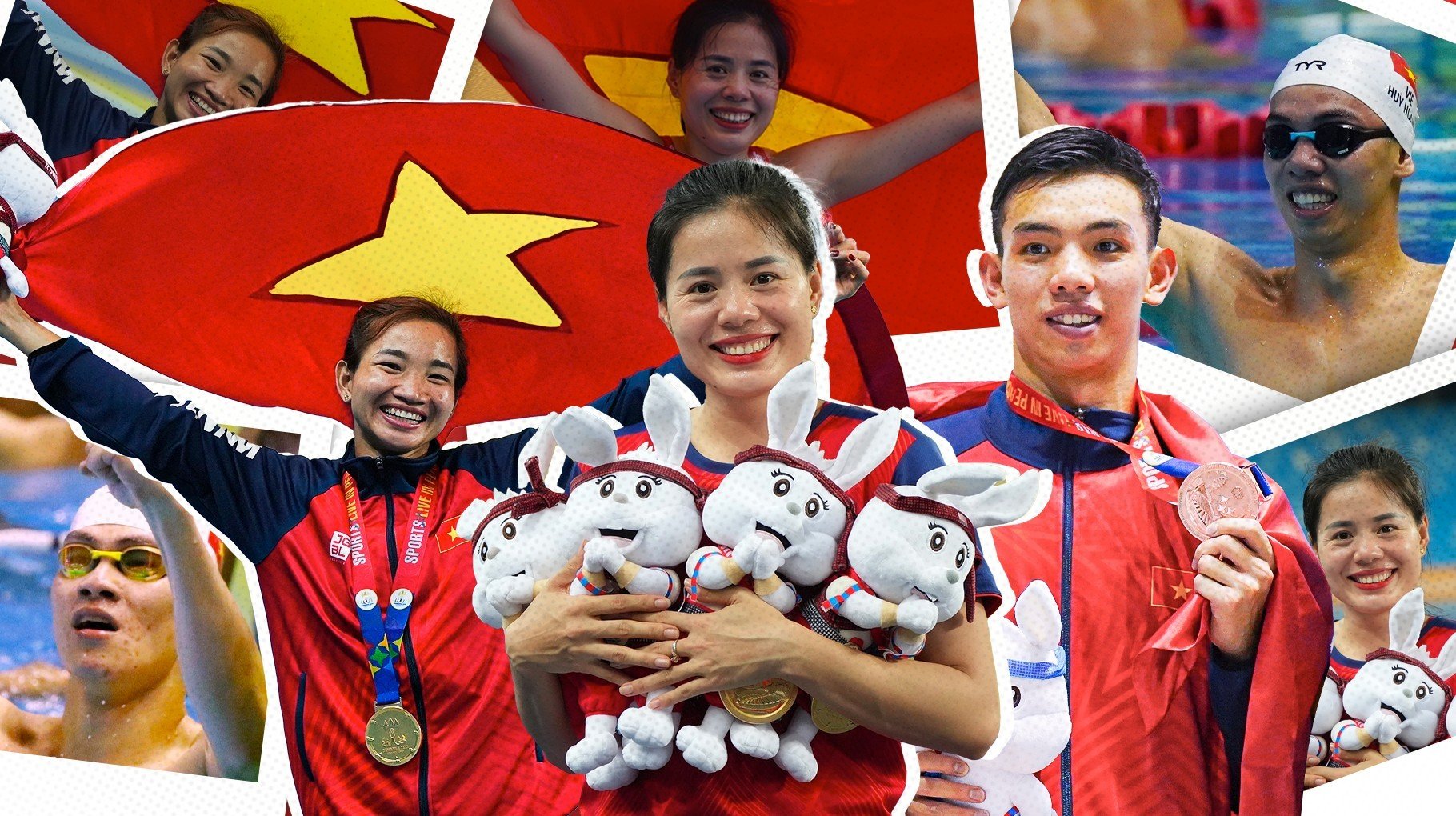 Top VĐV Việt Nam giành nhiều HCV nhất tại SEA Games 32: Siêu nhân Oanh “ỉn” vô đối