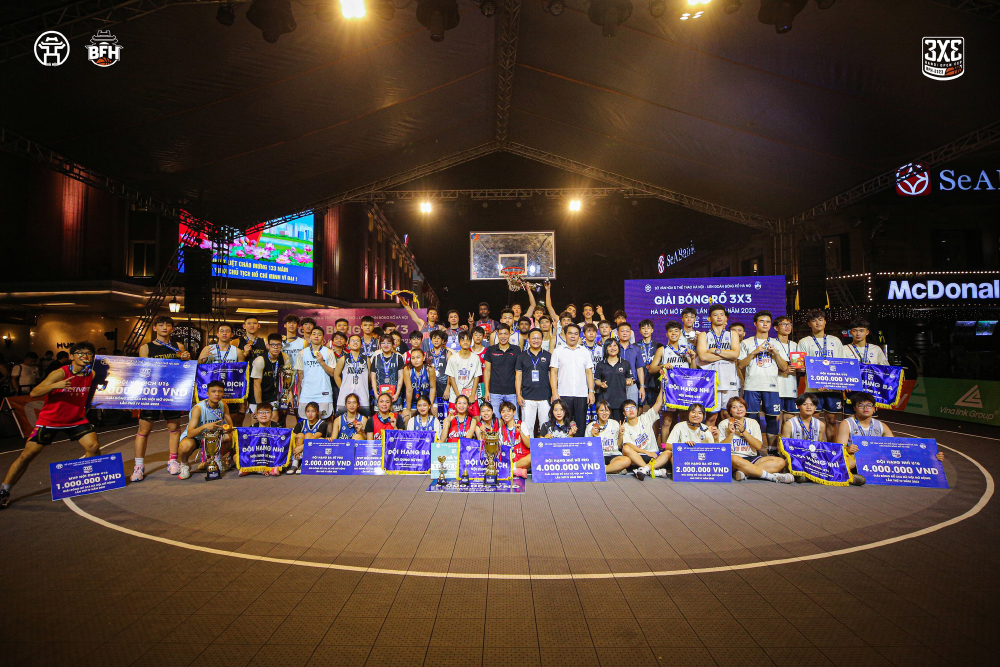 Giải bóng rổ 3x3 Hanoi Open Cup 2023: Hàng trăm VĐV “cháy Giải bóng rổ 3x3 Hanoi Open Cup 2023: Hàng trăm VĐV “cháy