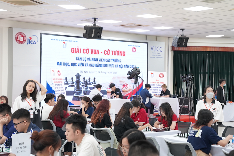 Giải Cờ vua, Cờ tướng các trường ĐH, HV&CĐ Hà Nội 2023: Sân chơi trí tuệ của môi trường sư phạm