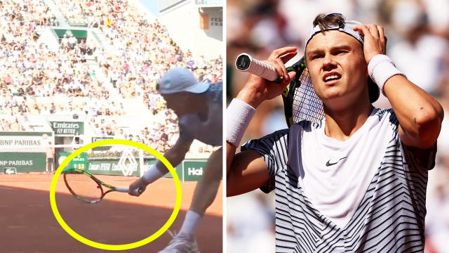 Holger Rune bị chỉ trích “không trung thực” để vào tứ kết Roland Garros 2023