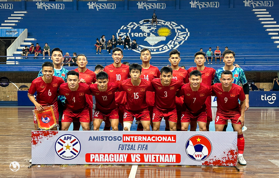 Futsal Việt Nam di chuyển sang quê hương của Messi, đối đầu nhà vô địch thế giới