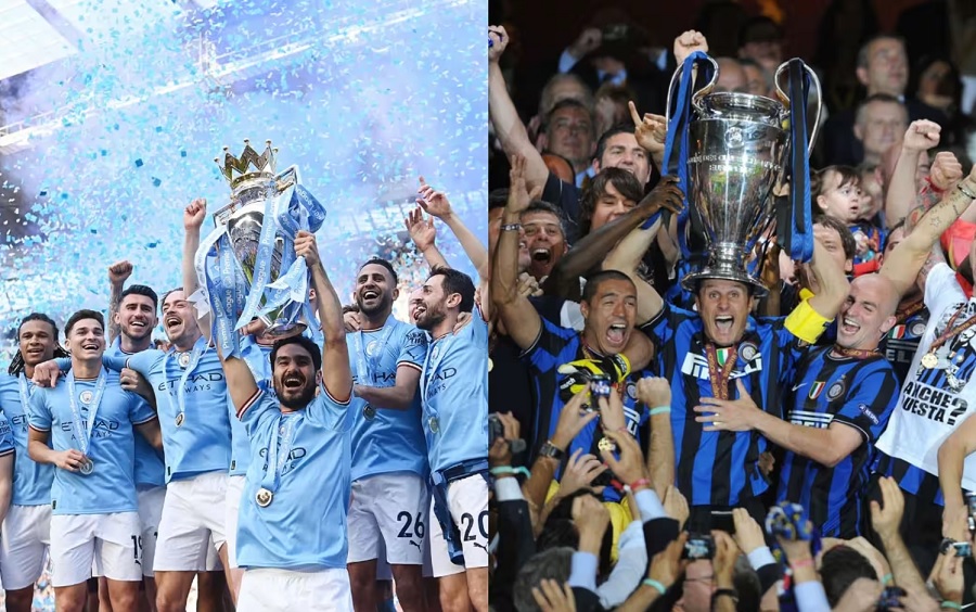 Man City vs Inter: Những đội bóng nào từng đoạt cú ăn ba? Man City vs Inter: Những đội bóng nào từng đoạt cú ăn ba?
