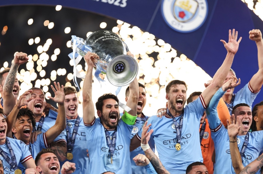Man City nhận được bao nhi&ecirc;u tiền thưởng khi v&ocirc; địch Champions League?