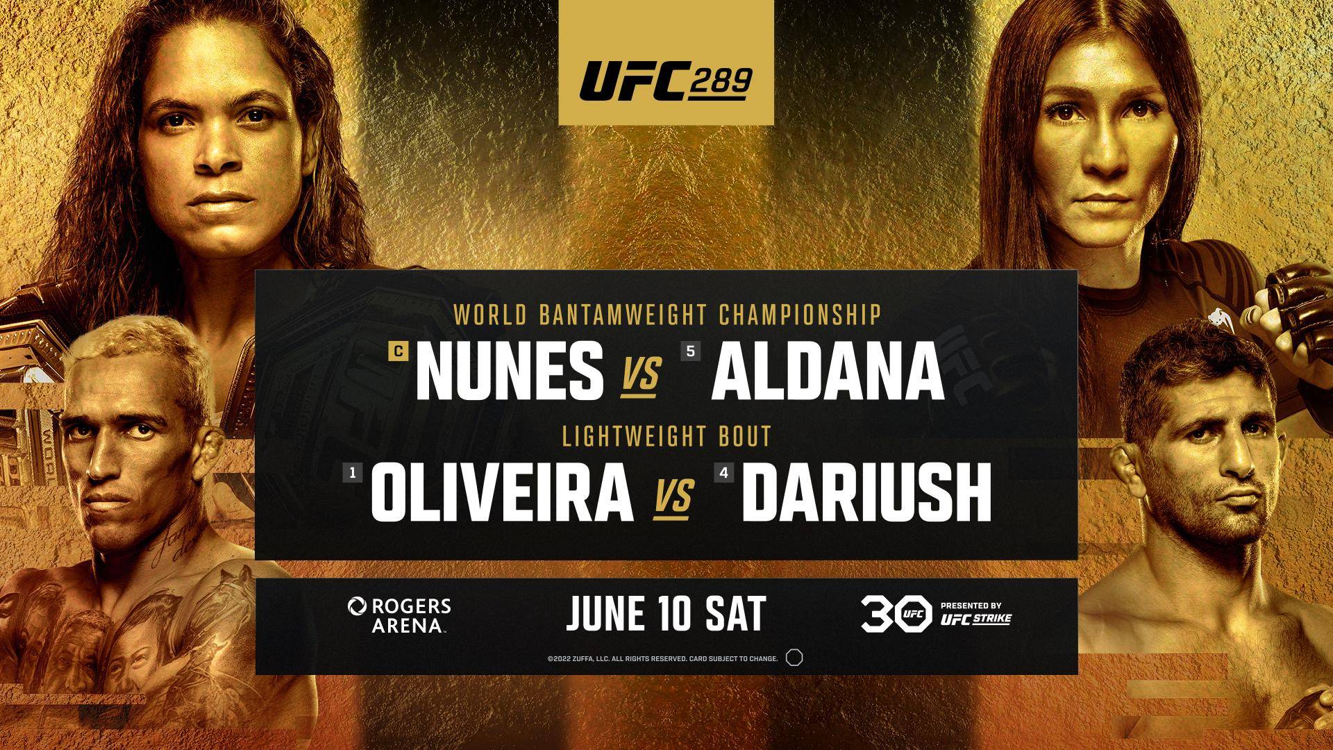 Xem trực tiếp UFC 289 ở đâu, kênh nào ?