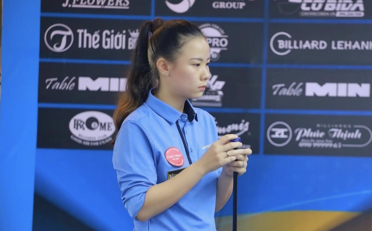 Nguyễn Hoàng Yến Nhi tự tặng quà sinh nhật bằng chức vô địch carom 3 băng giải quốc gia