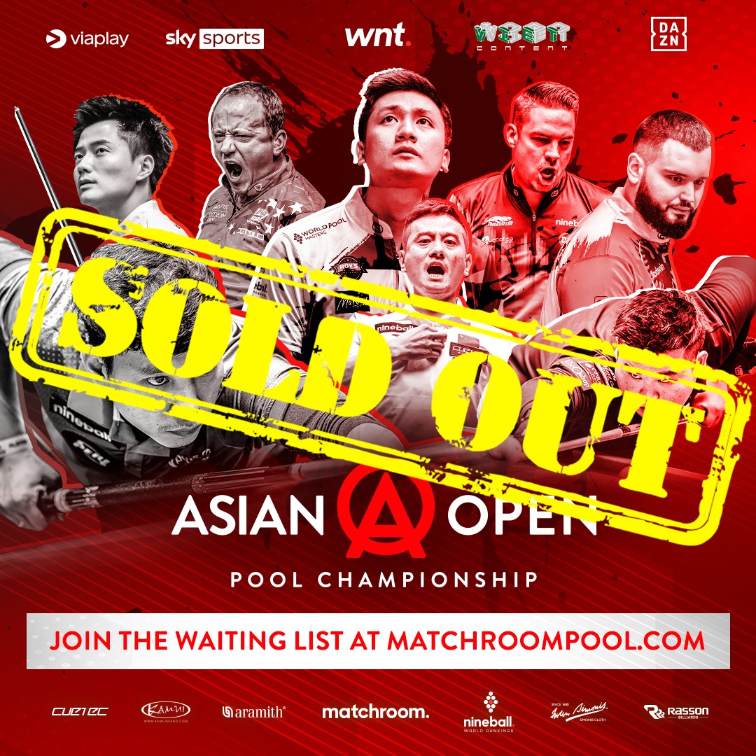 Asian Open Pool Championship 2023 c&oacute; bao nhi&ecirc;u suất tham dự cho cơ thủ Việt Nam?