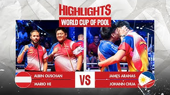 Highlight bán kết World Cup of Pool 2023: Johann Chua và Aranas thể hiện đẳng cấp