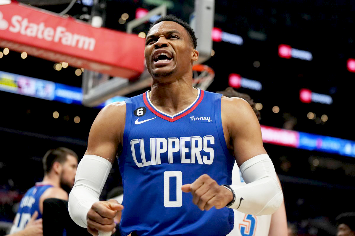 Russell Westbrook chấp nhận giảm 40 triệu đô tiền lương, ở lại LA Clippers thêm 2 mùa giải Russell Westbrook chấp nhận giảm 40 triệu đô tiền lương, ở lại LA Clippers thêm 2 mùa giải