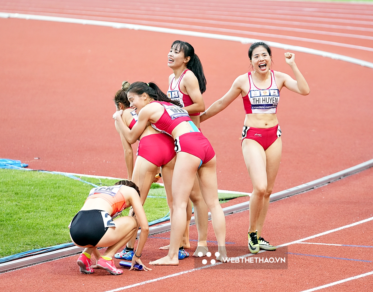 Đội hình 4x400m tiếp sức nữ có thể tranh huy chương ASIAD sau tấm HCV châu Á?