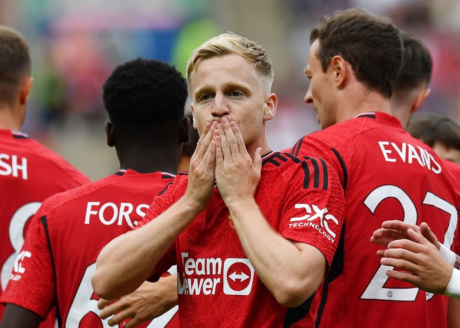 Kết quả MU vs Lyon: Van de Beek ghi bàn bằng vô lê đẹp mắt