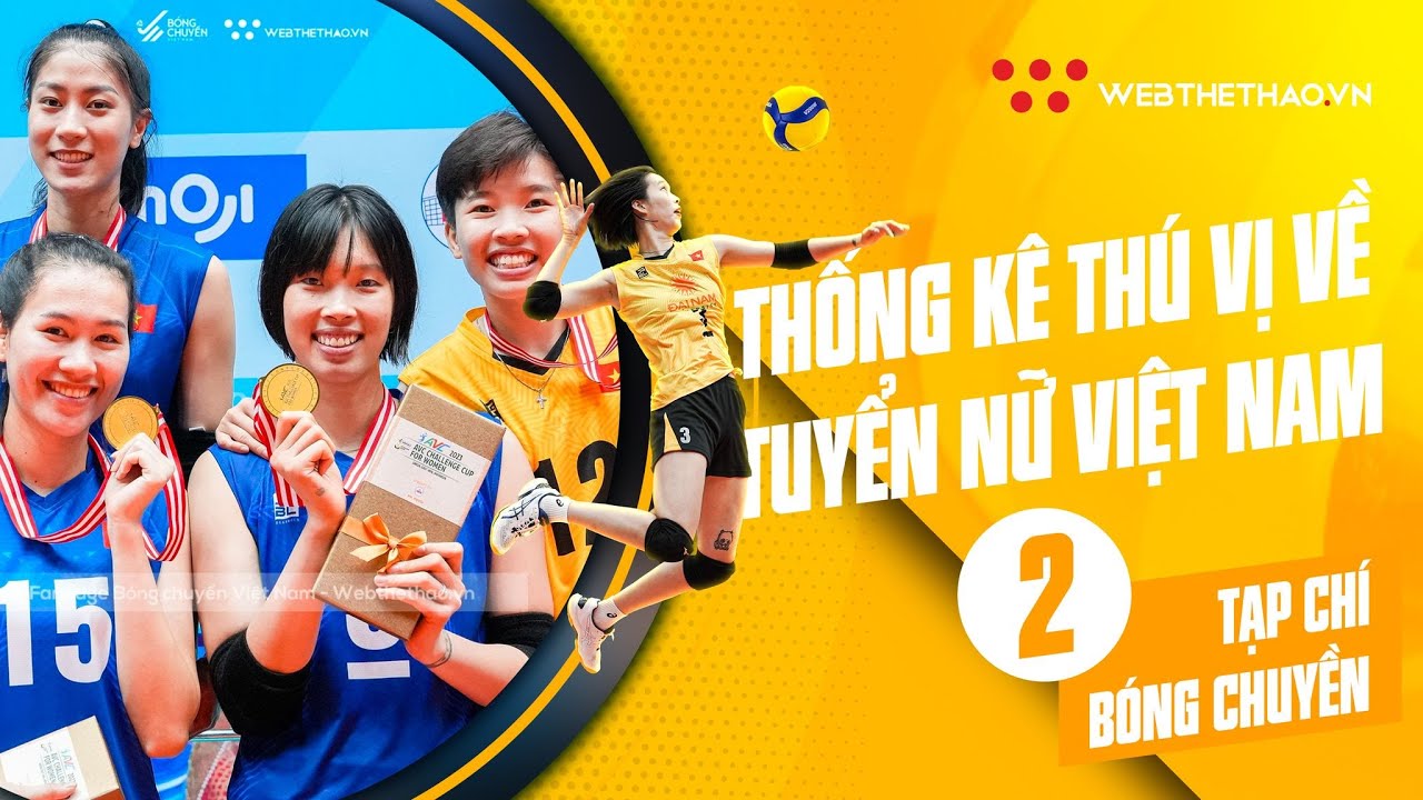 Tạp chí bóng chuyền ngày 18/7: Những con số ấn tượng về ĐT bóng chuyền nữ Việt Nam