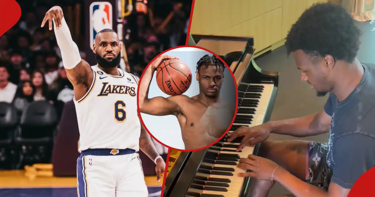 Con trai LeBron James đánh đàn sau vụ ngưng tim: "Chúa thật vĩ đại"