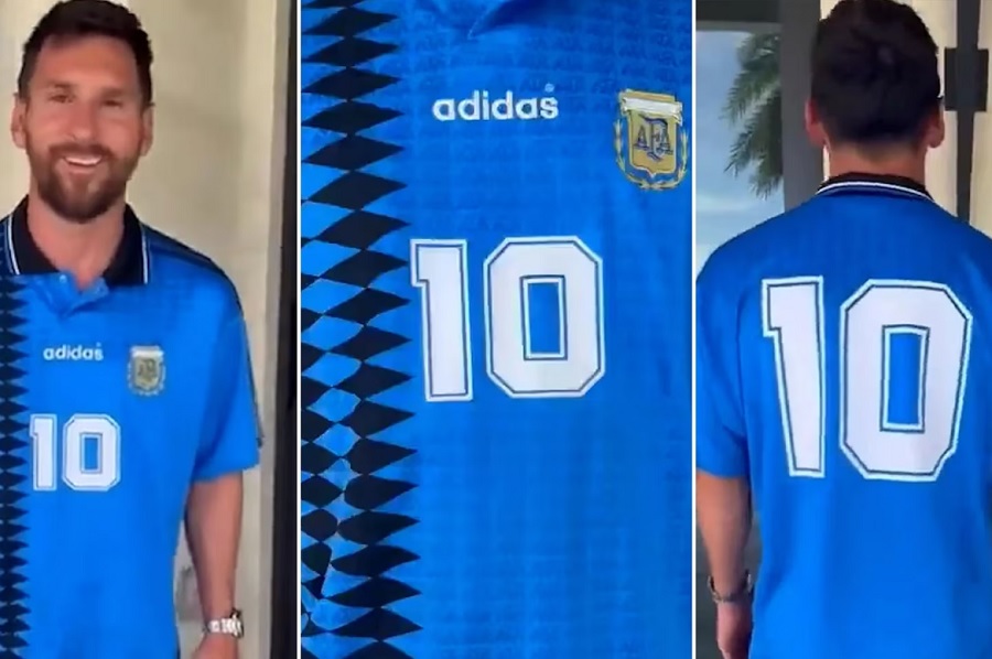 Màn tri ân của Messi dành cho Maradona gây nên “cơn sốt” trong giới hâm mộ Màn tri ân của Messi dành cho Maradona gây nên “cơn sốt” trong giới hâm mộ
