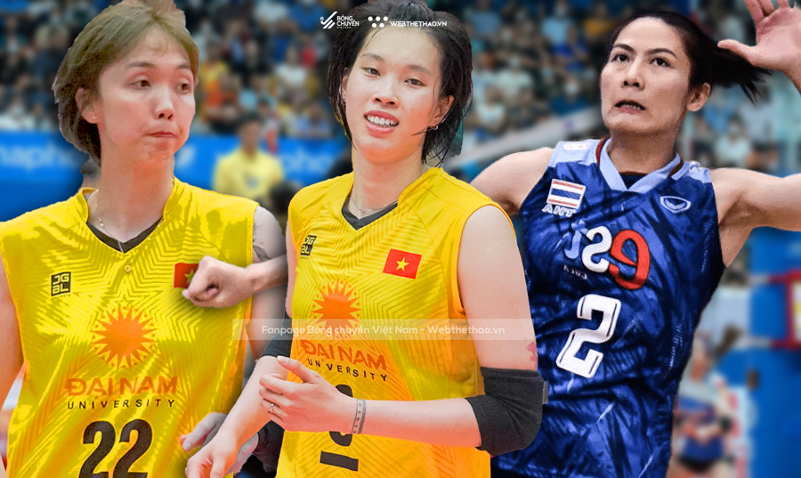 Top 5 VĐV bóng chuyền nữ cao nhất SEA V.League 2023: Việt Nam tiếp tục thống trị