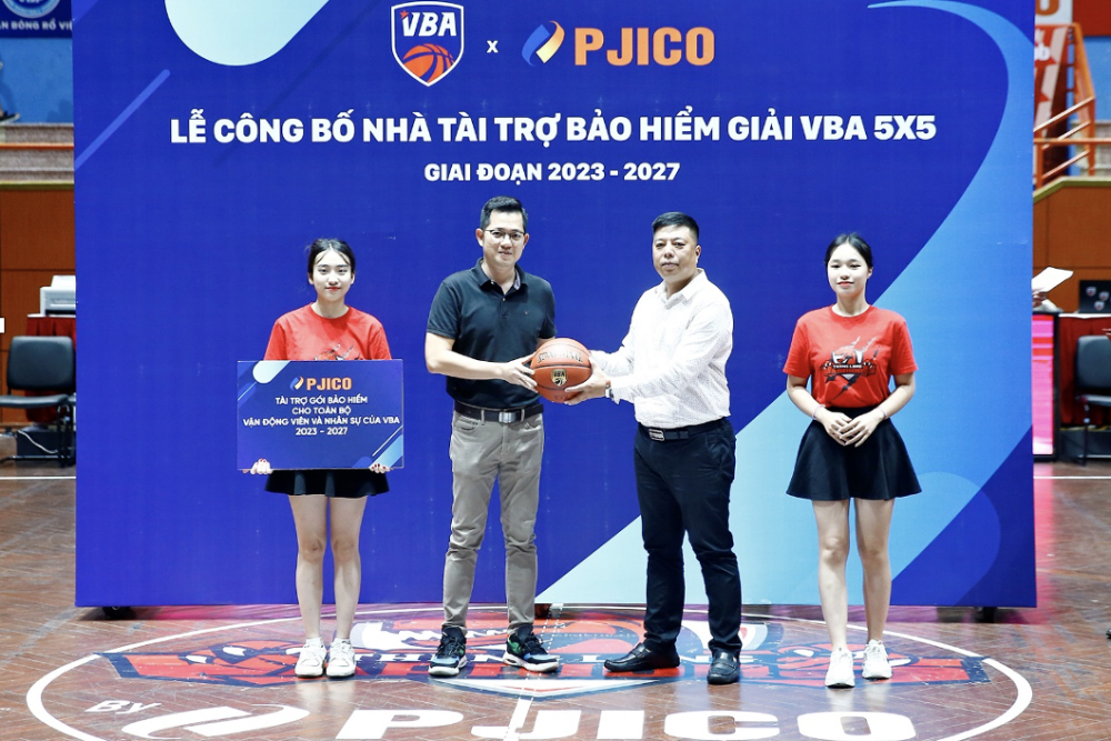 PJICO trở thành nhà tài trợ gói bảo hiểm cho 5 mùa giải VBA 2023-2027
