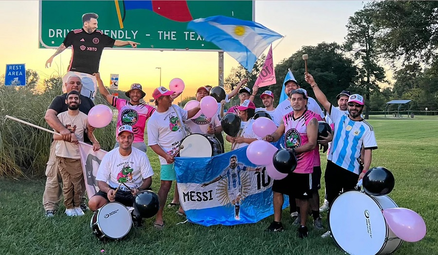 Đo&agrave;n người h&acirc;m mộ Messi đi 2000 km trong 24 giờ đến xem Inter Miami