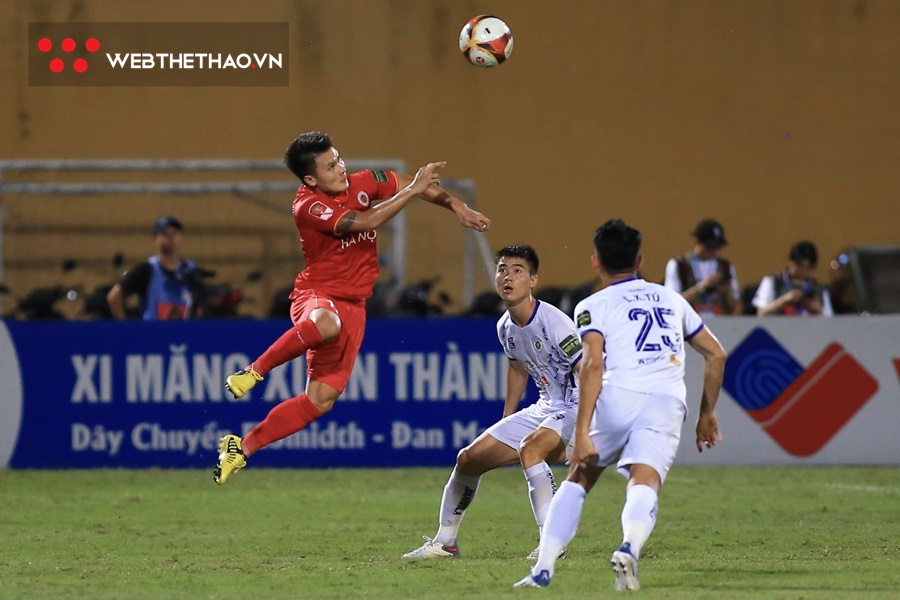 Quang Hải dự bị, CAHN thắng Hà Nội FC để vươn lên ngôi đầu bảng Quang Hải dự bị, CAHN thắng Hà Nội FC để vươn lên ngôi đầu bảng