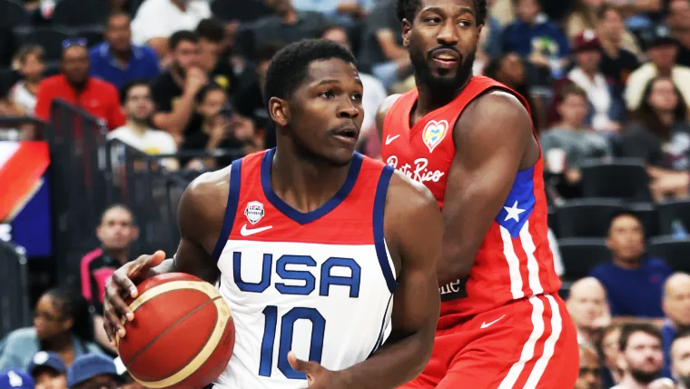 Tuyển Mỹ "oanh tạc" Puerto Rico trong trận giao hữu tiền FIBA World Cup 2023 đầu tiên