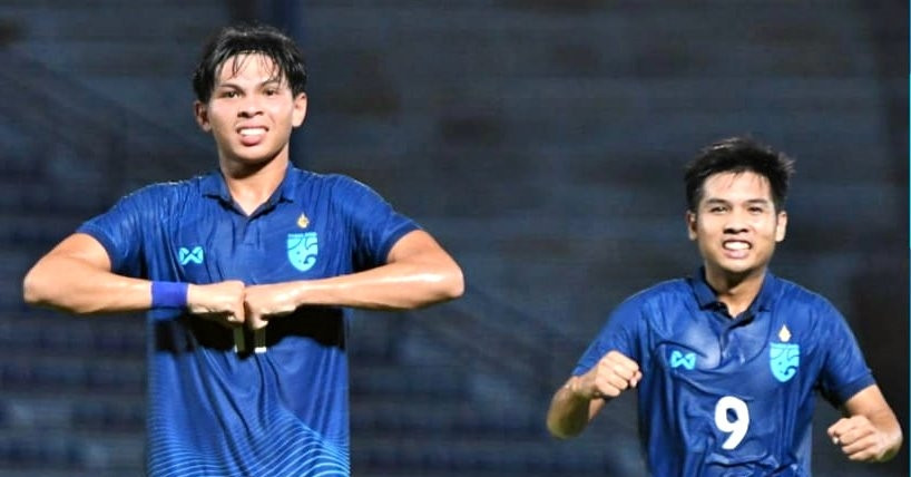 Thắng đậm U23 Myanmar, U23 Thái Lan vẫn xếp sau U23 Campuchia