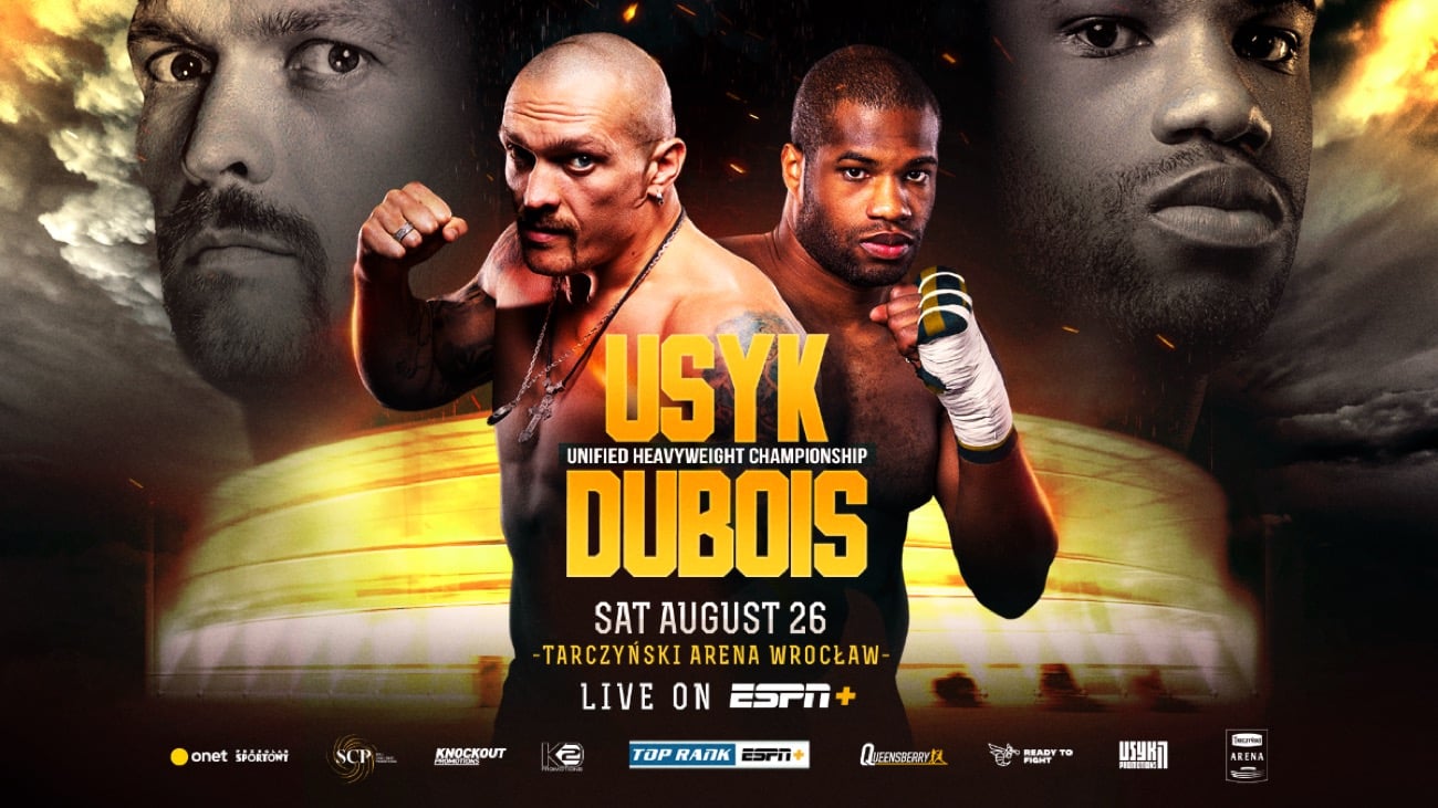 Lịch thi đấu Boxing: Oleksandr Usyk vs Daniel Dubois