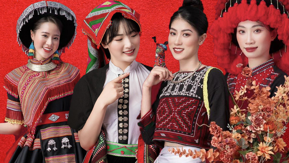 Loạt hoa khôi bóng chuyền VTV Cup 2023 đẹp rạng rỡ trong trang phục dân tộc