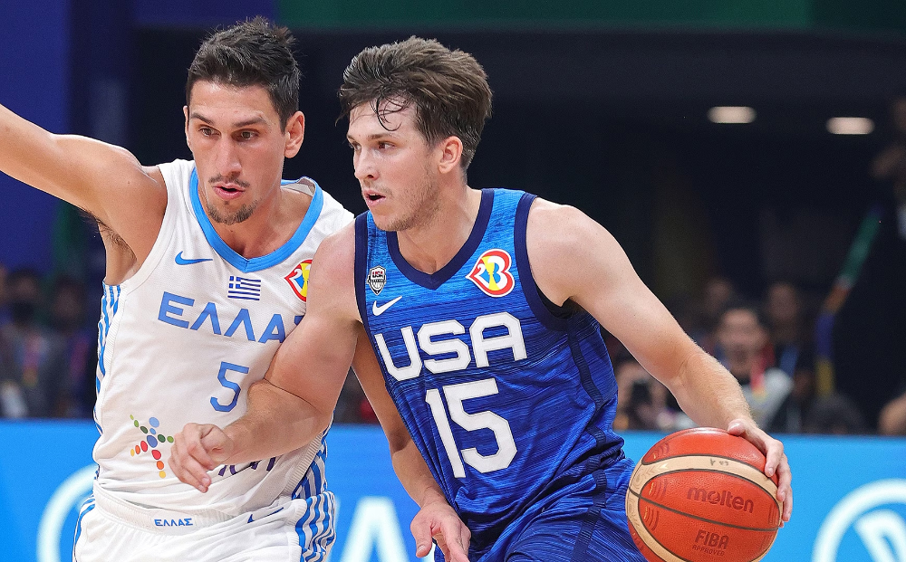 Austin Reaves tiếp tục gây sốt, tuyển Mỹ đả bại Hy Lạp để vào vòng 2 FIBA World Cup 2023