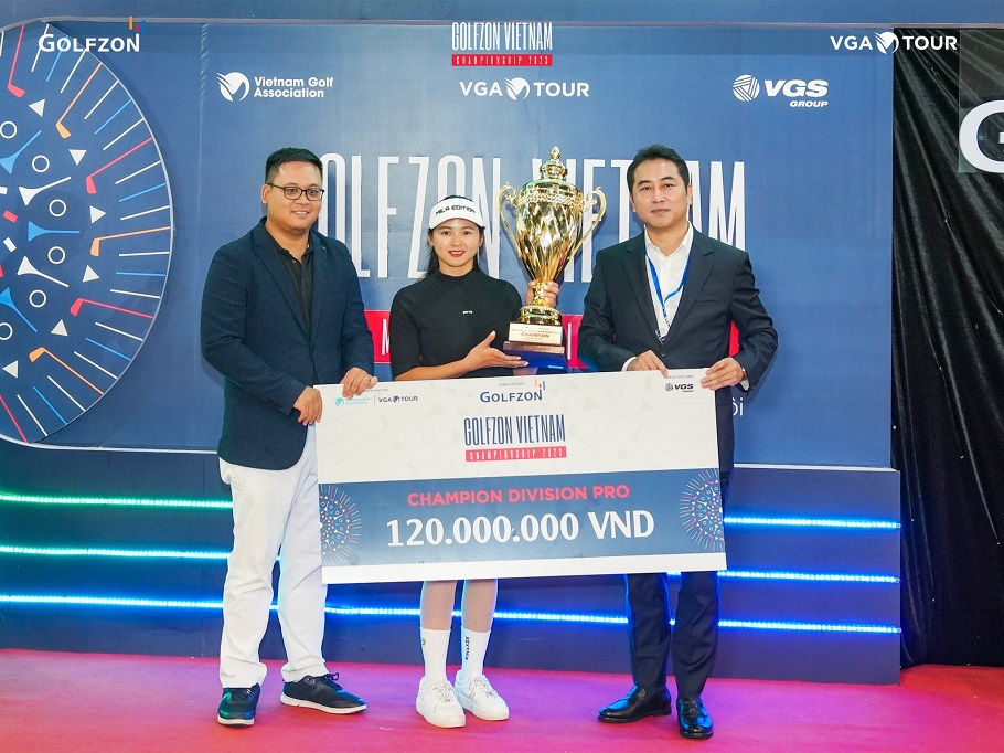 Nhà Vô địch Hana Kang lập kỷ lục mức tiền thưởng tại Golfzon Vietnam Championship 2023