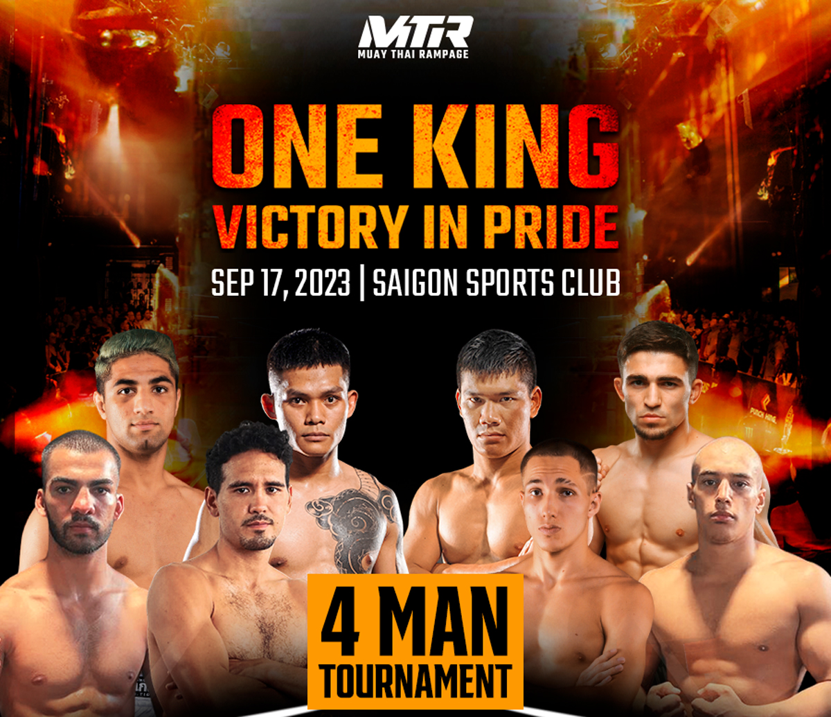 Giải đấu Muay Thai 4-Man Tournament lần đầu tiên được tổ chức với tiền thưởng "khủng"