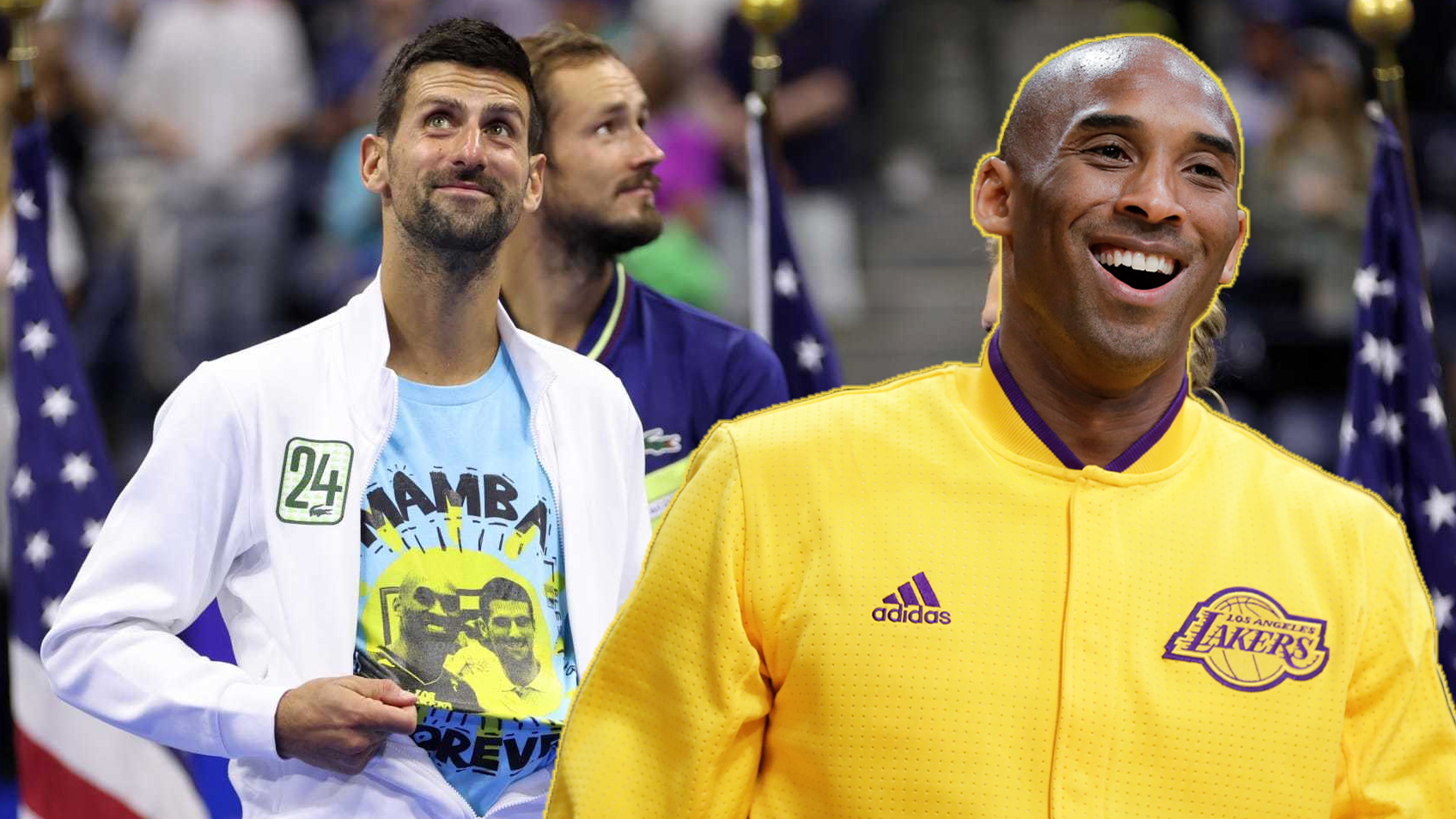 Novak Djokovic và chiếc áo tưởng nhớ Kobe Bryant sau Grand Slam thứ 24 trong sự nghiệp