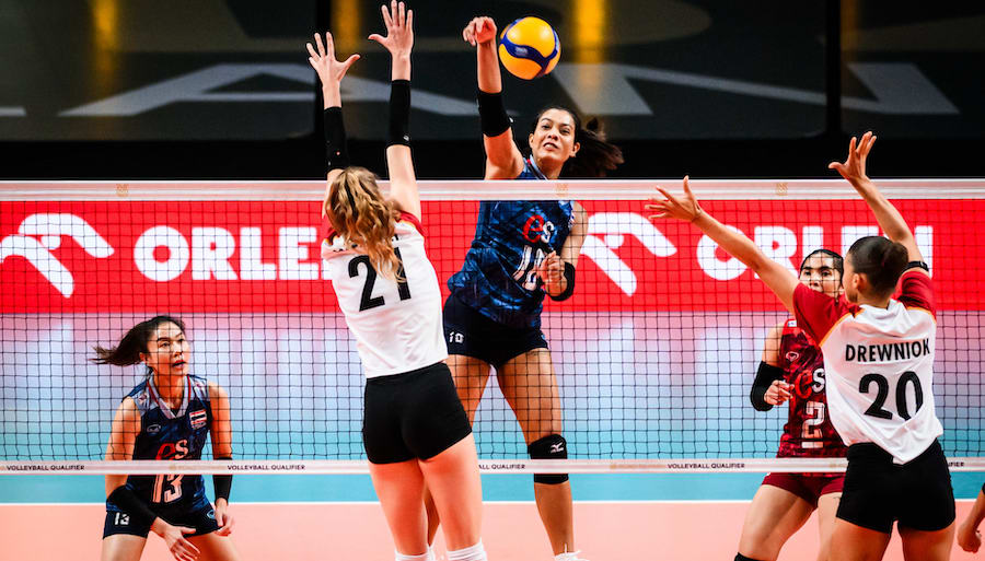 Bóng chuyền nữ Thái Lan lại gục ngã trước khắc tinh, nỗi ám ảnh Olympic tái diễn?