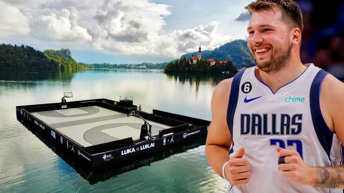 Thú vị hình ảnh giải bóng rổ 3x3 của Luka Doncic, diễn ra giữa hồ với núi rừng tuyệt đẹp Thú vị hình ảnh giải bóng rổ 3x3 của Luka Doncic, diễn ra giữa hồ với núi rừng tuyệt đẹp
