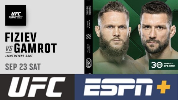 Lịch thi đấu UFC Fight Night 228: Rafael Fiziev vs. Mateusz Gamrot