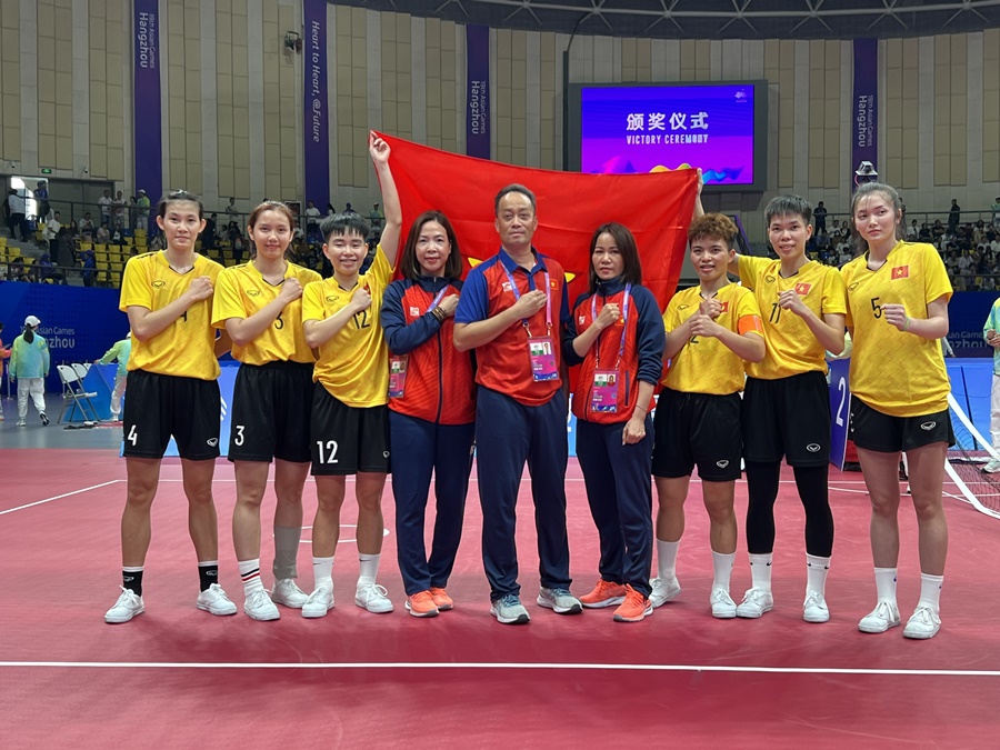 Hành trình chạm đỉnh vinh quang của cầu mây nữ Việt Nam ở ASIAD 19