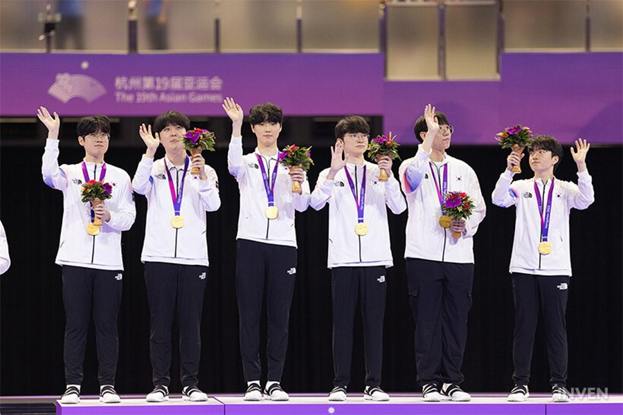Bảng tổng sắp huy chương Esports ASIAD 19