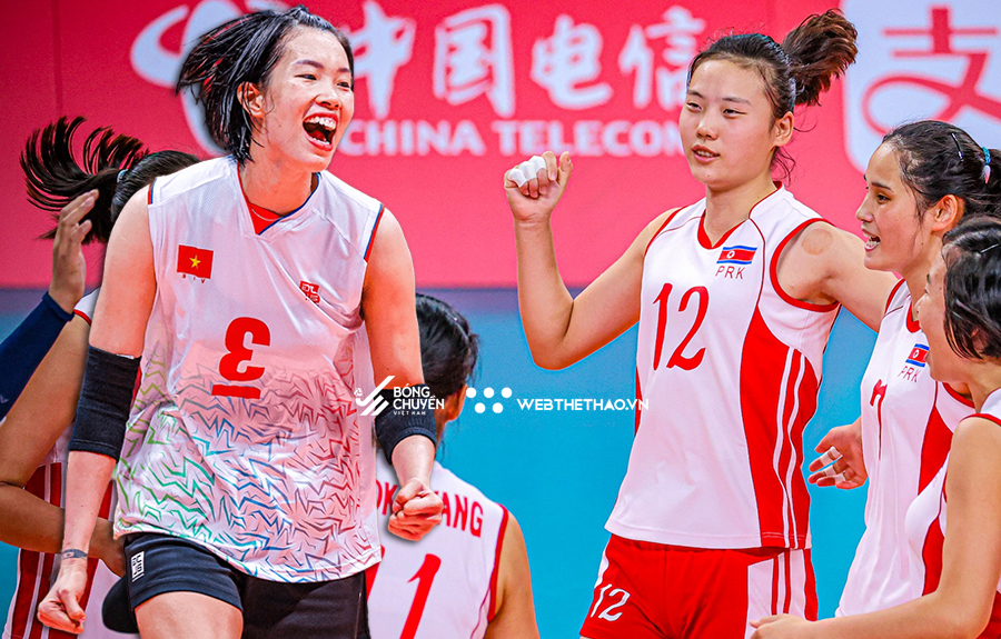 Màn "so nòng" đỉnh cao giữa 2 chủ công Thanh Thúy và Kim Hyon Ju của Triều Tiên