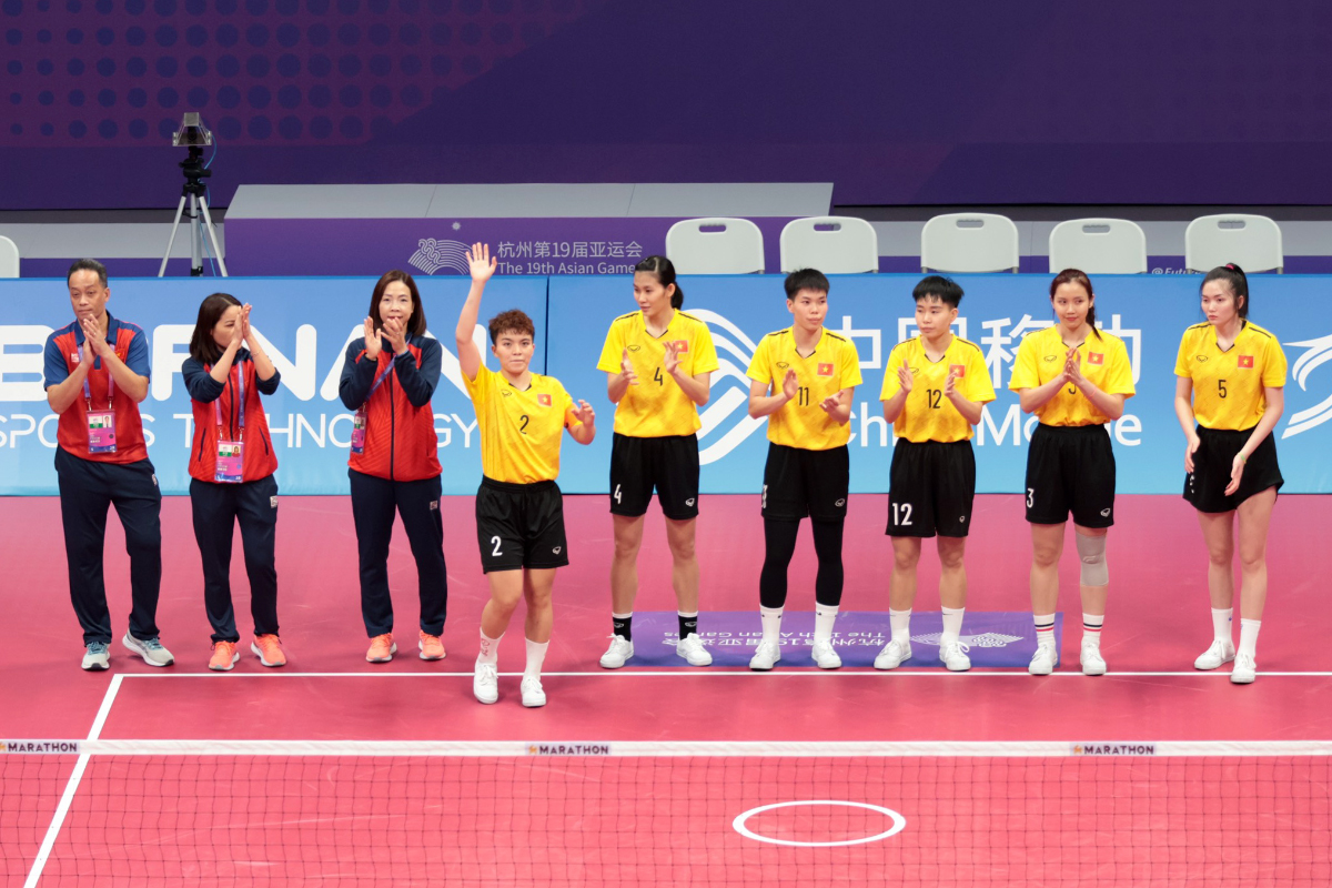 Những c&ocirc; g&aacute;i giải cơn kh&aacute;t v&agrave;ng 17 năm của cầu m&acirc;y Việt Nam tại ASIAD l&agrave; ai?