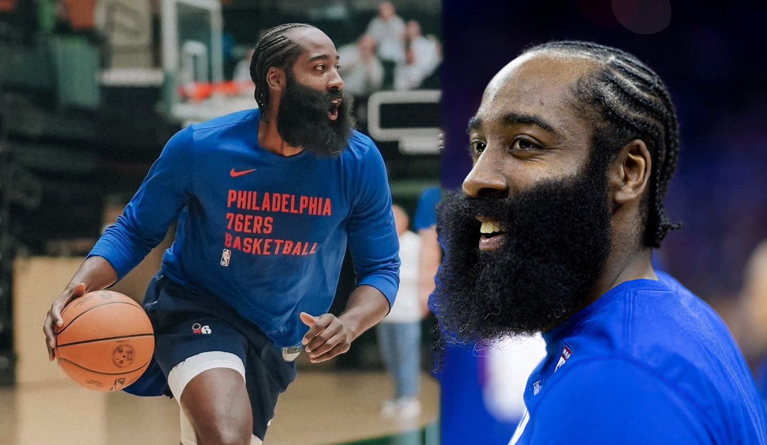 Tạm gác lại thù hằn với chủ tịch, James Harden bất ngờ đến tập cùng Philadelphia 76ers