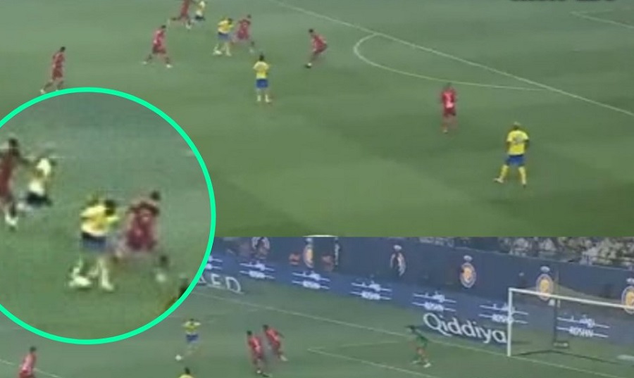 Ronaldo lần thứ hai đánh gót tạo nên bàn thắng cho Al Nassr